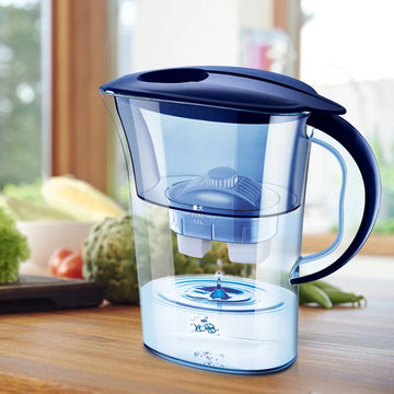Drink Machine Water Purifier 2.5L Capacity Water Filter Four-layer Filter Water Pitcher Purifier Office Household Universal Type
